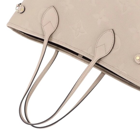 LOUIS VUITTON Monogram Empreinte Neverfull MM Tote Bag Tourterelle 90289034 - Picture 3 of 10